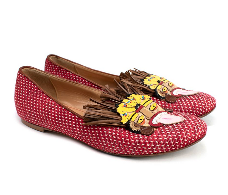 DSquared2 Tribal Tiki Ballerina Flats