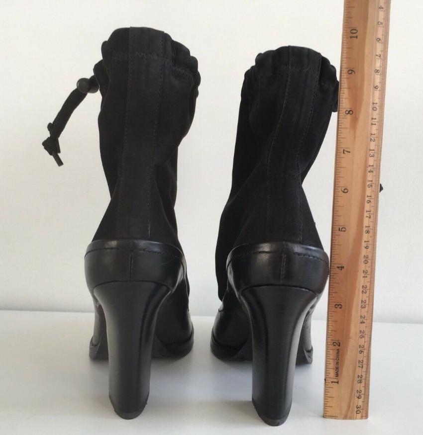 Rag & Bone Black Nubuck Holt Ankle Boots