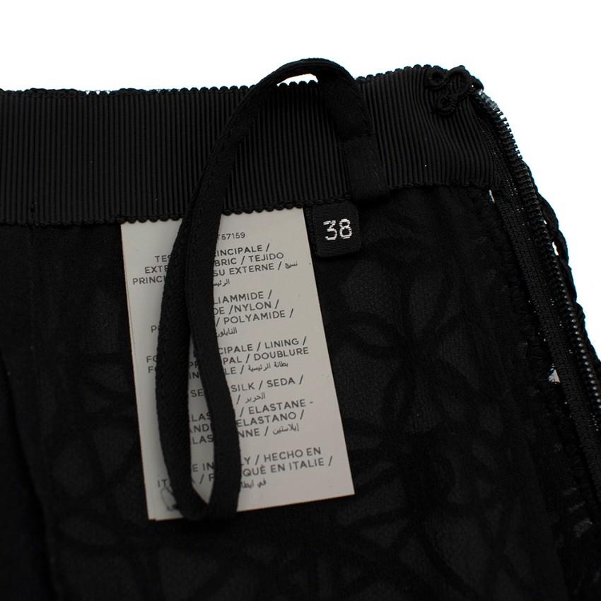 Tom Ford Black Crochet Top & Skirt