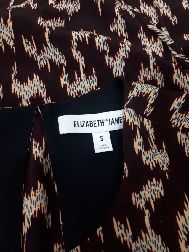 Elizabeth and James Ikat Print Dayne Dress