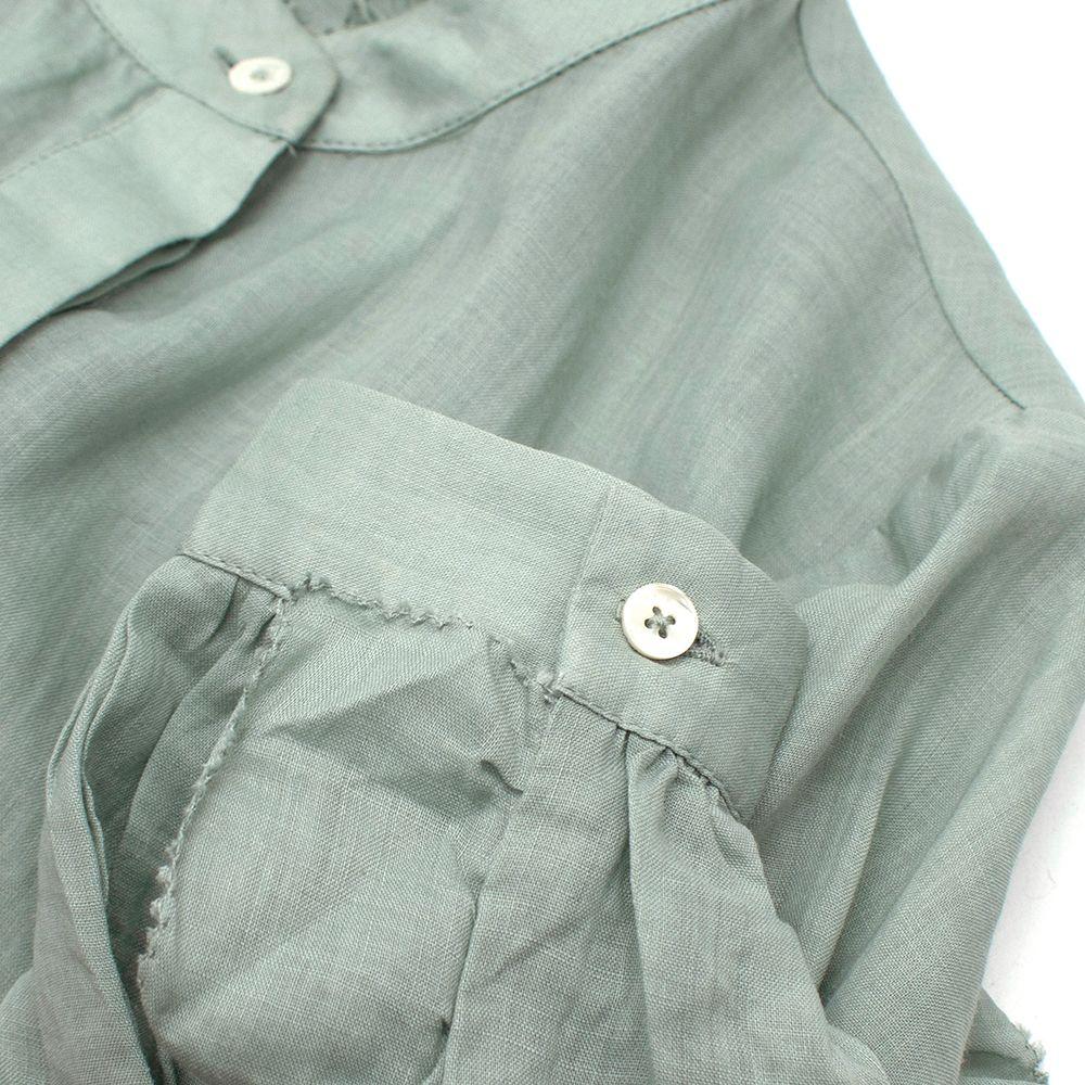 Sea New York Ruffled Sage Green Midi Dress