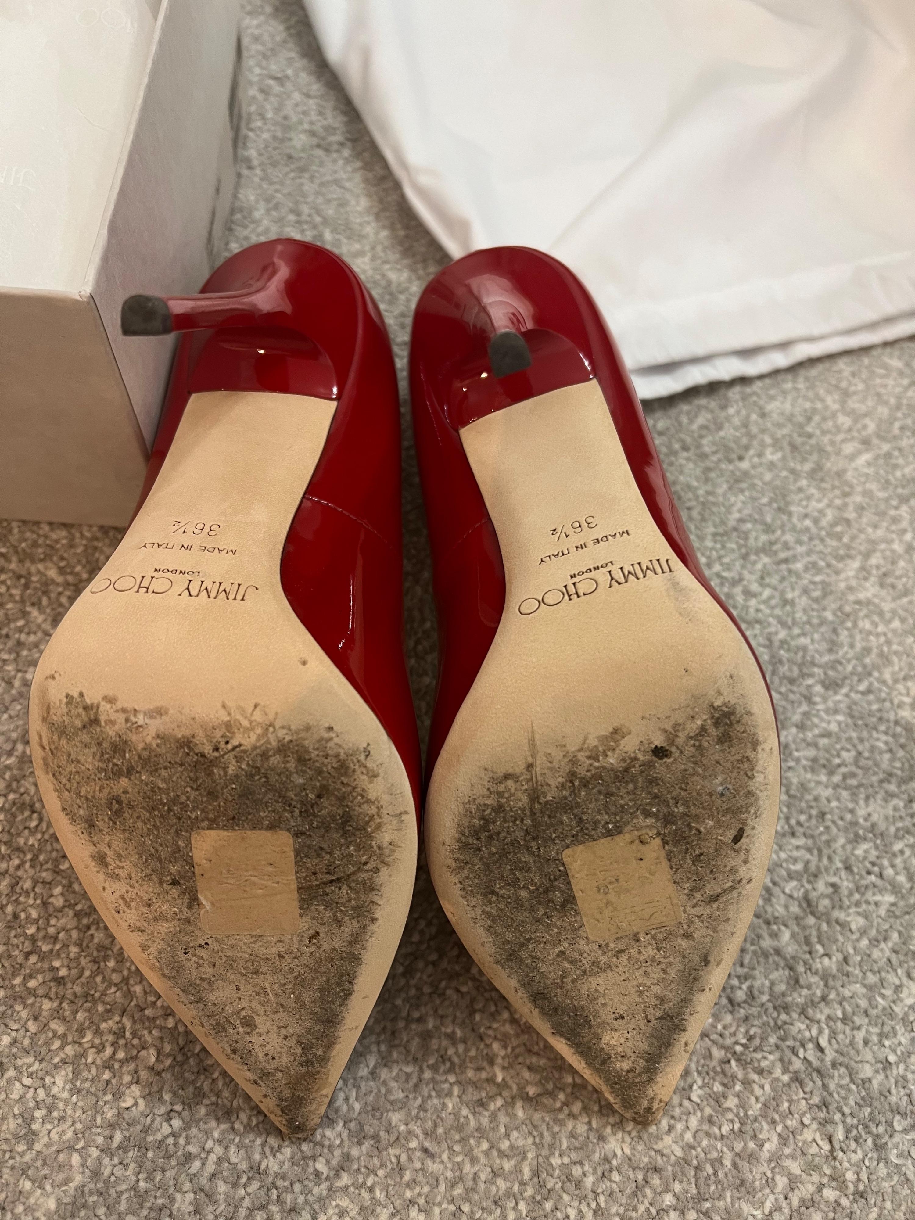 Red Patent Anouk 120mm Pumps