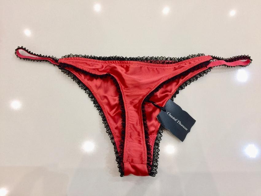 Chantal Thomass Strawberry Silk & Lace Lingerie Set