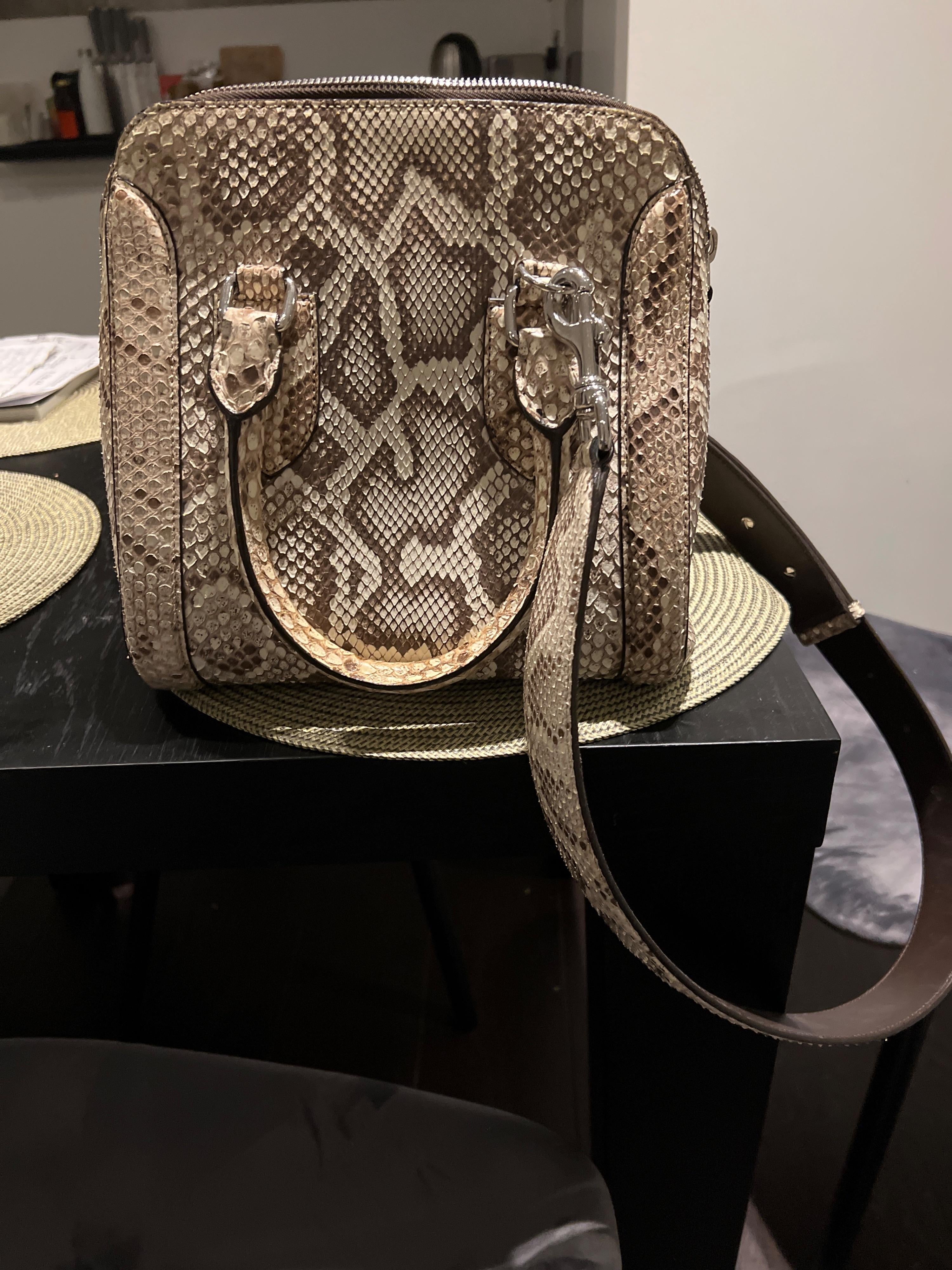 Medium Python Heroine Bag