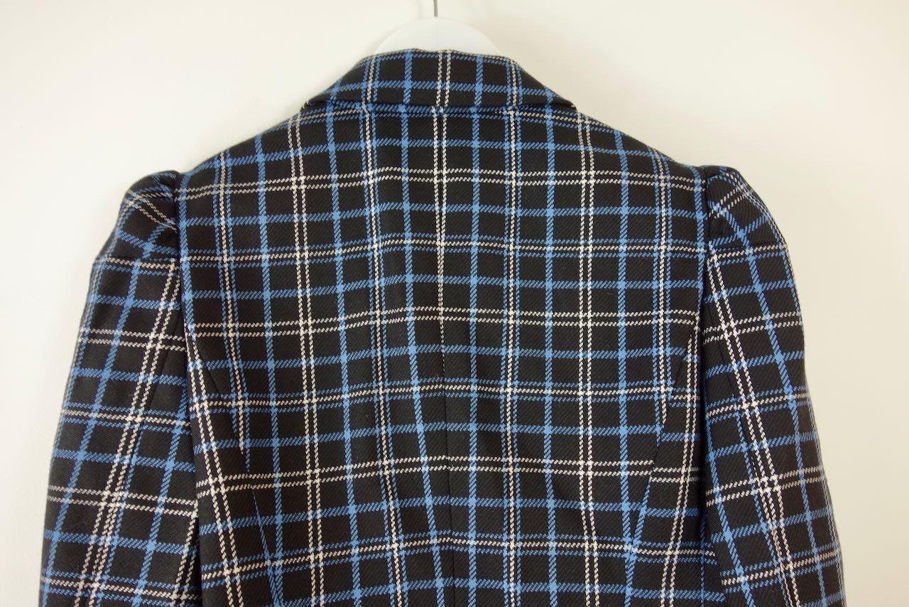 Collection Plaid Virgin Wool Tailored Jacket