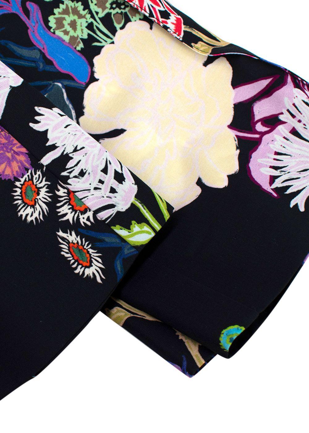 Borgo De Nor Morgan Taffeta Jardin Black Trousers