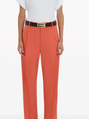 Victoria Beckham Pleat-Detail Wide-Leg Trousers