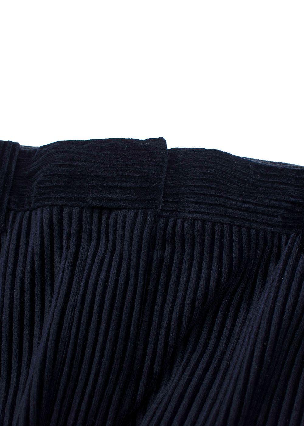 Acne Studios Navy Straight Leg Corduroy Trousers