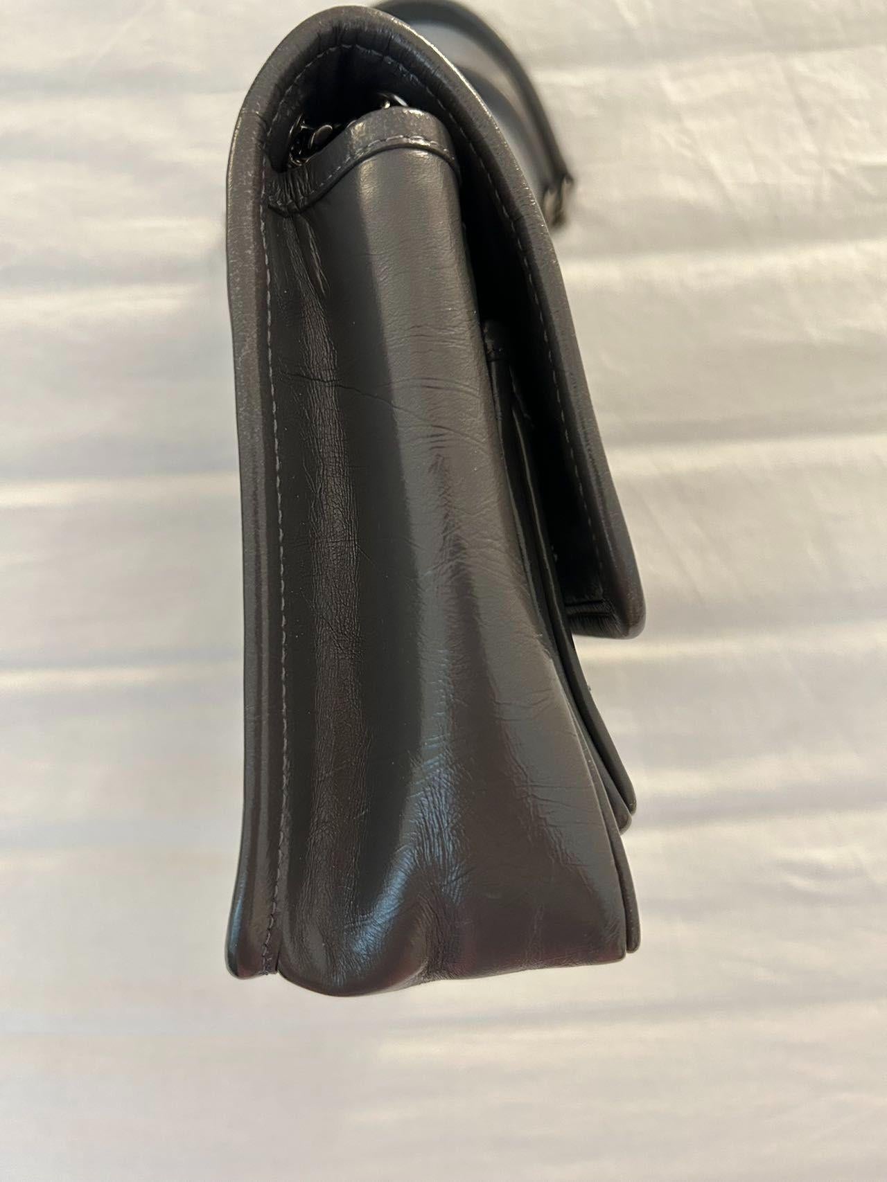 Saint Laurent Charcoal Grey Niki Crossbody Bag