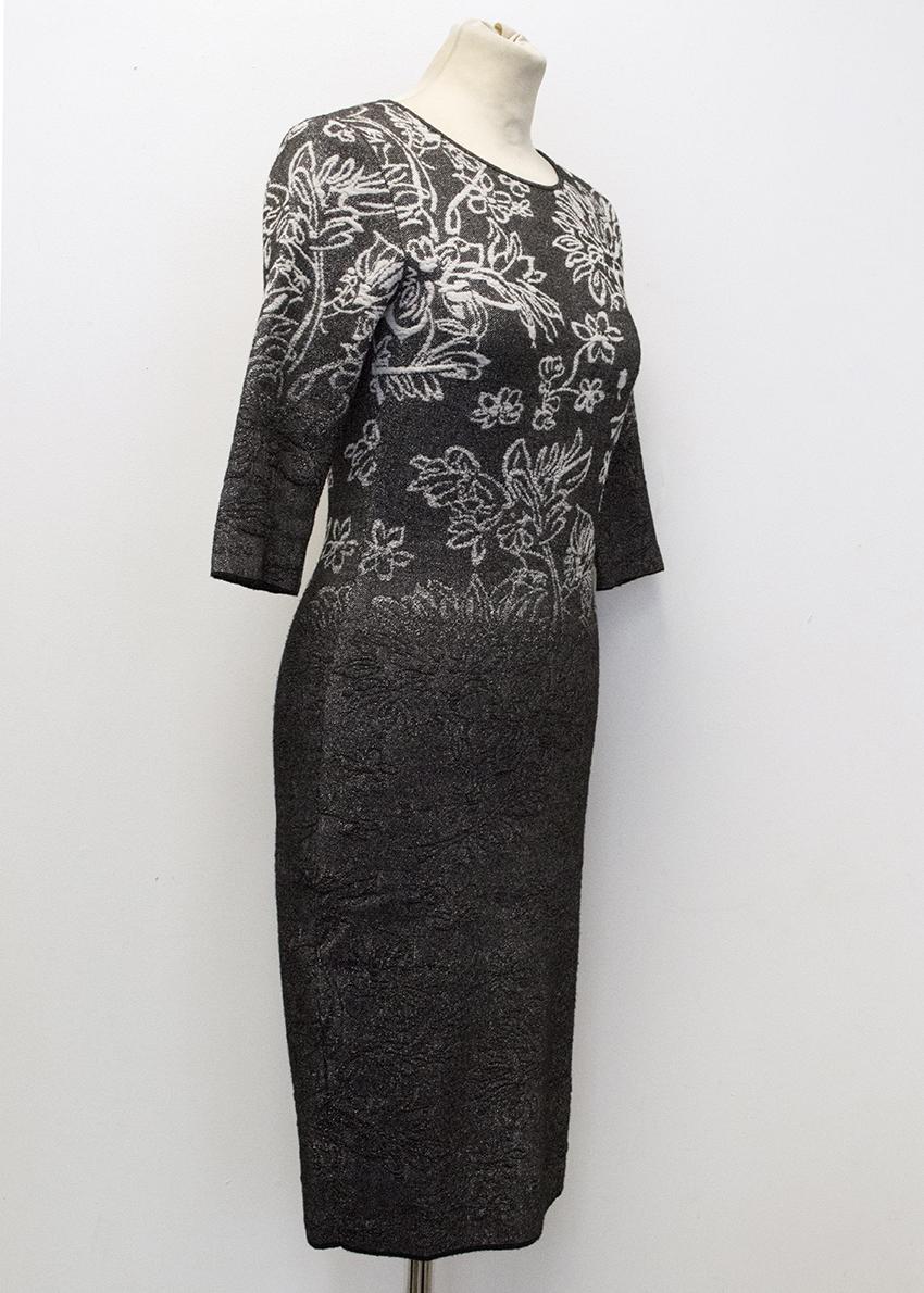 D. Exterior Grey and Metallic Dress