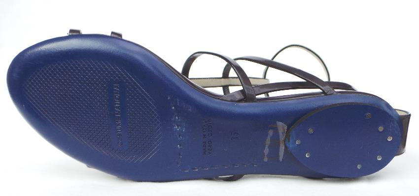 Costume Nationale caged flat sandals