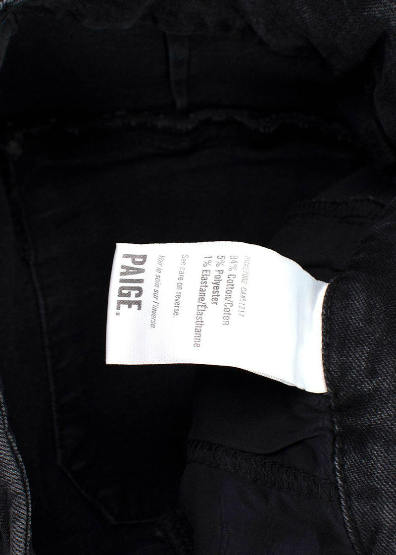 Paige Grey Dion High Rise Flared Cargo Jeans