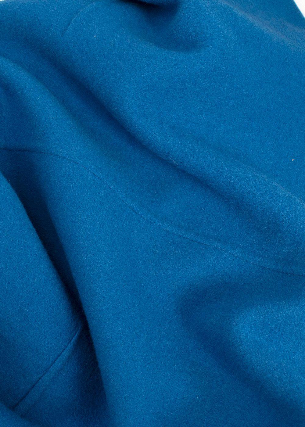 Marni Blue Short Sleeve Double Breasted Jacket with Gold Buttons