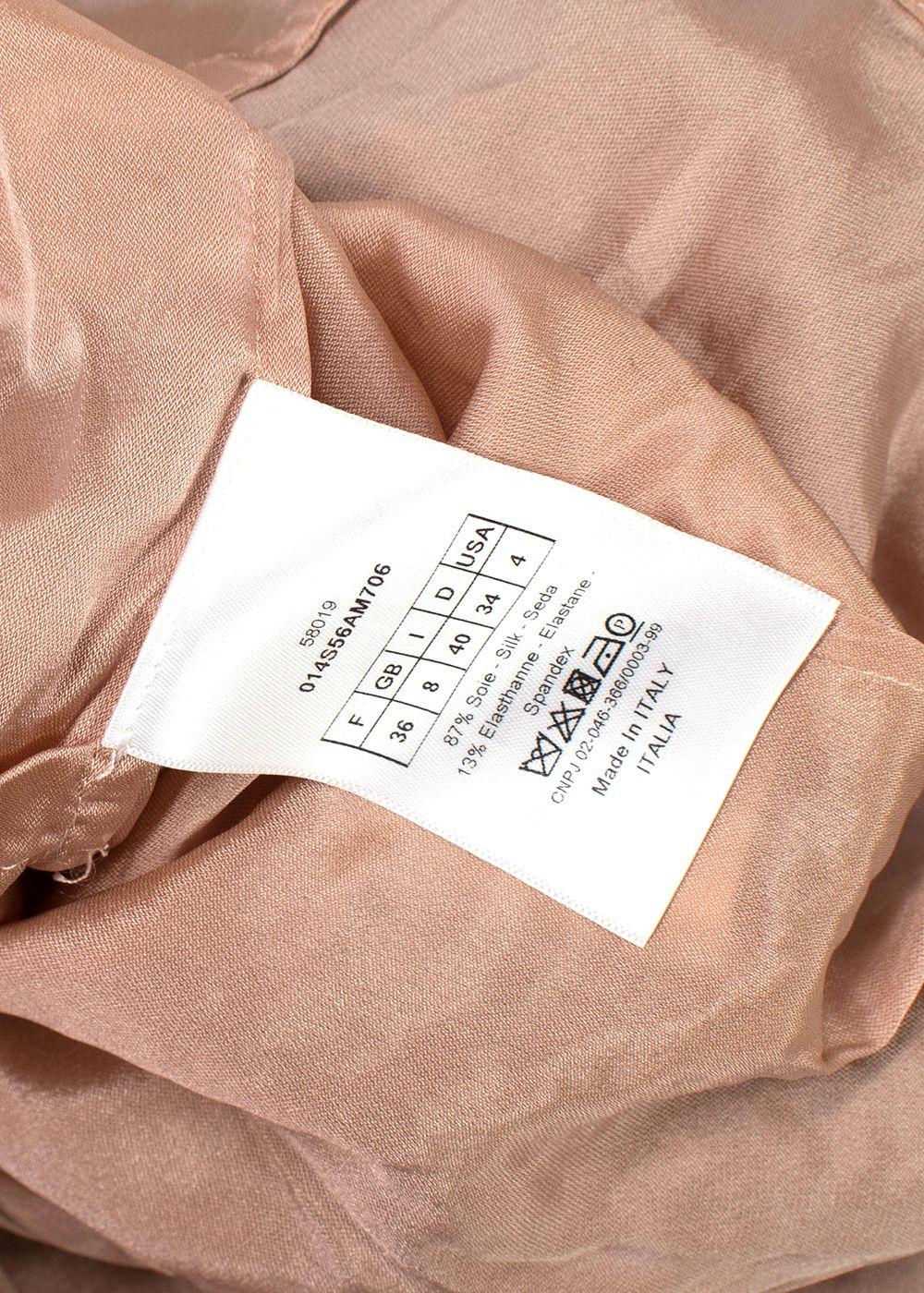 Dior Brown Open Knit Key-hole Neck Jumper