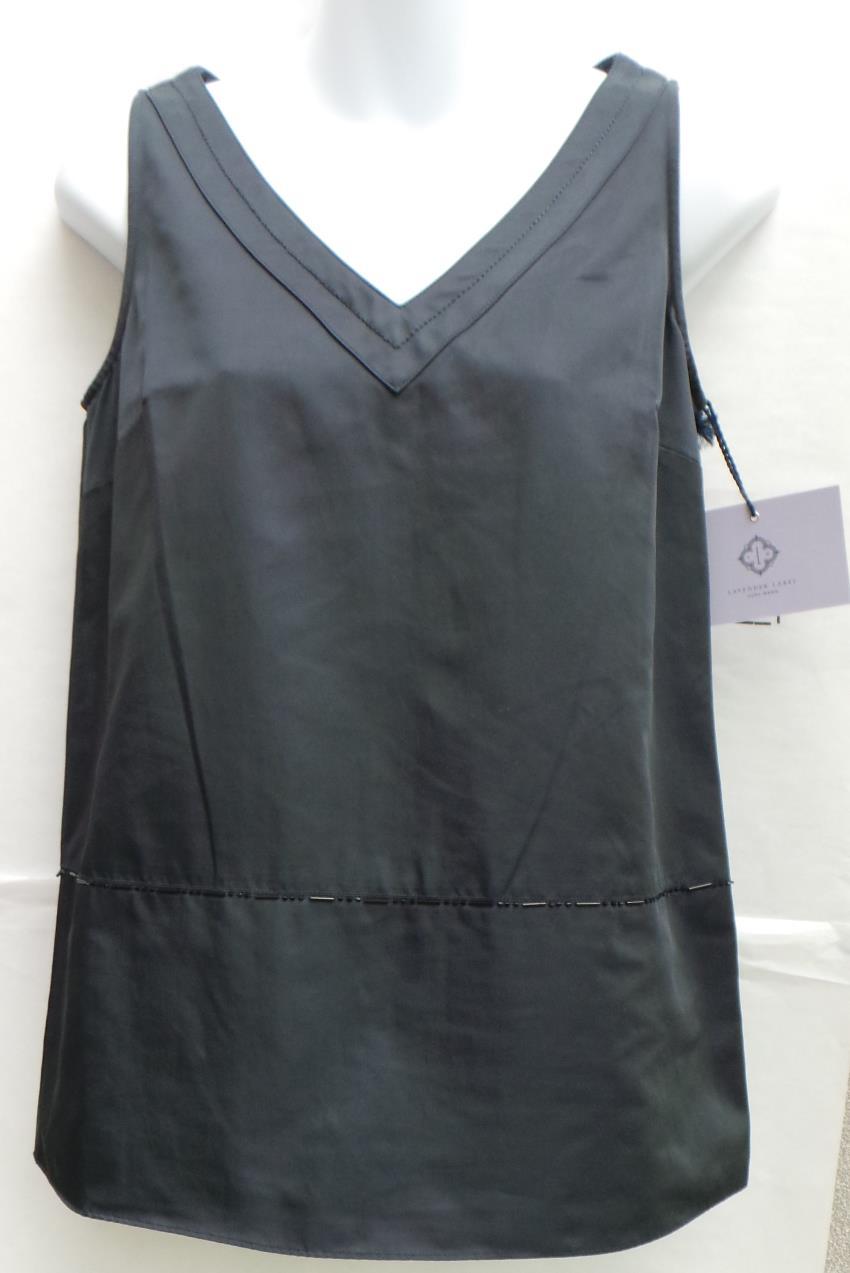 Vera Wang Lavender Label Navy Top