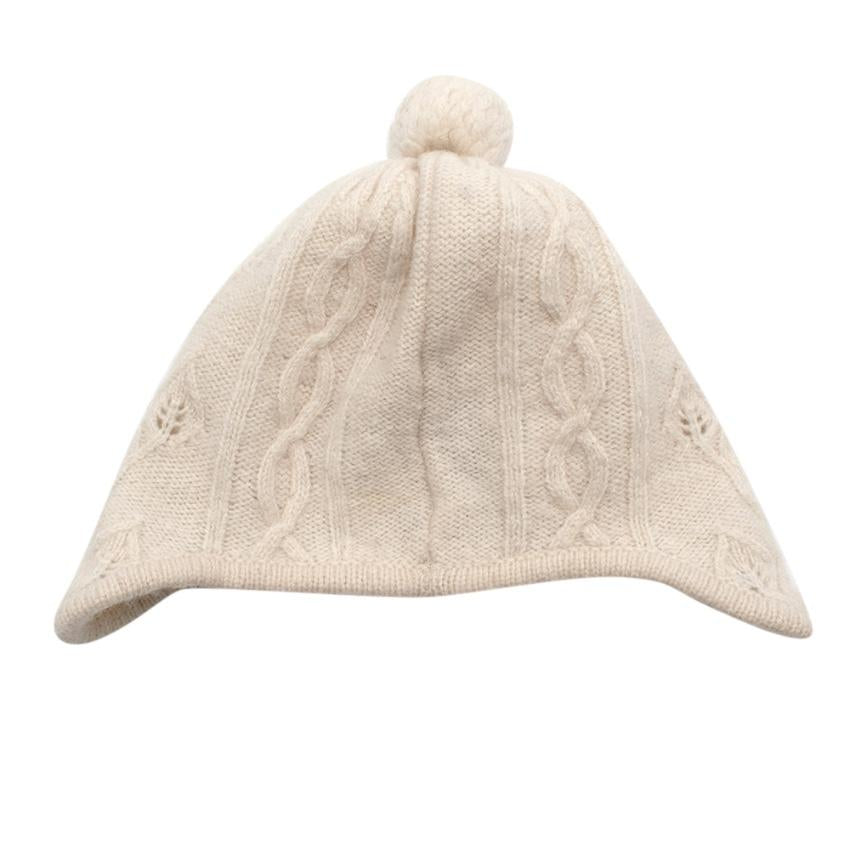 Tartine et Chocolat Ivory Wool & Cashmere Beanie