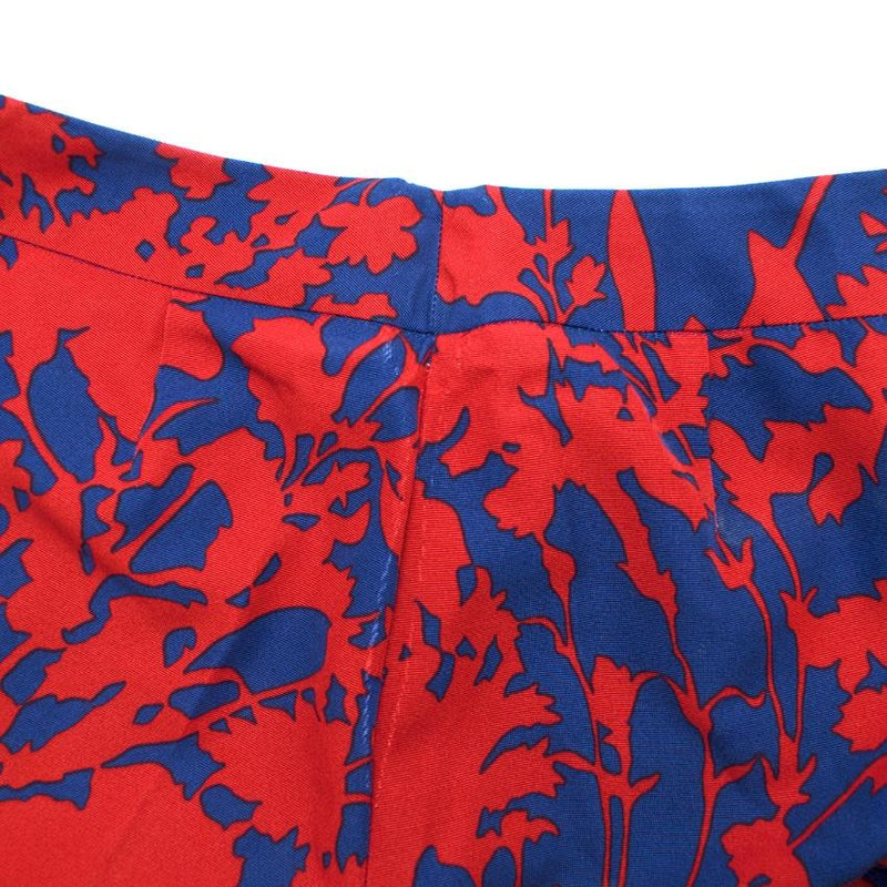 Max & Co Floral-Print Cropped Tapered Trousers