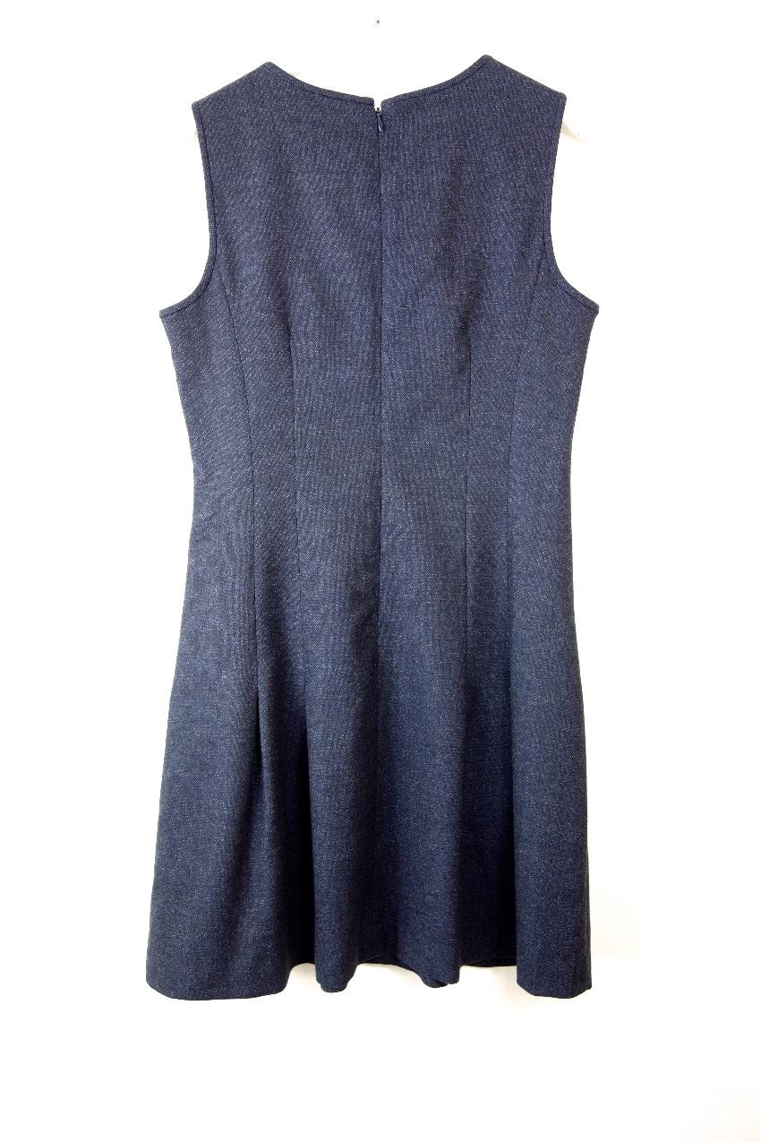 Theory scoop-neck wool dress