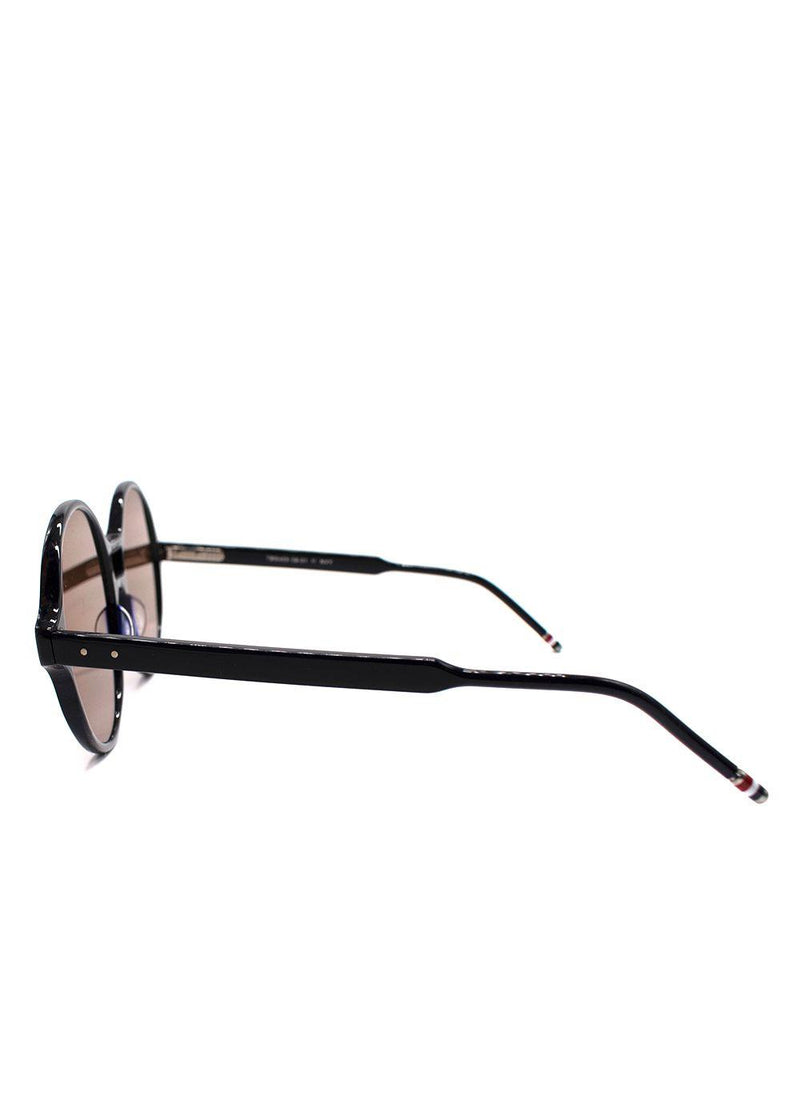 Thom Browne Navy Circular Sunglasses