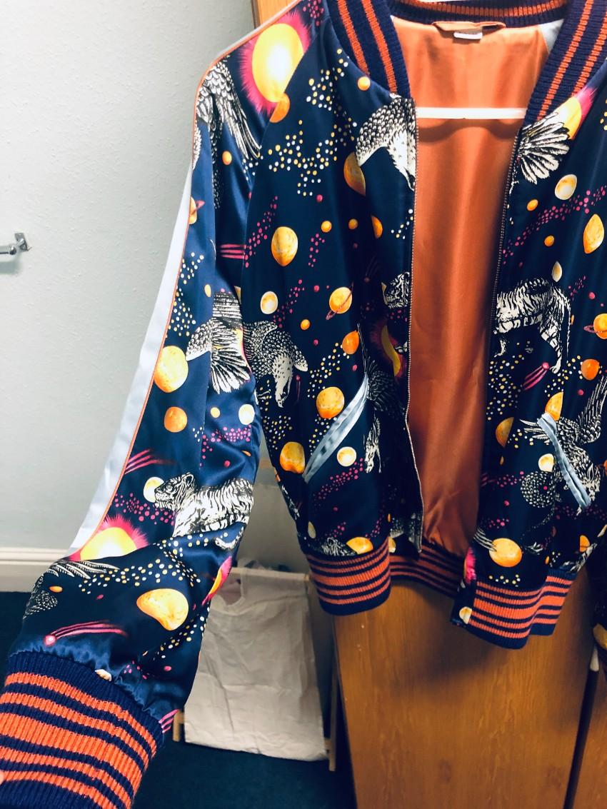 Gucci Space Animals print bomber jacket