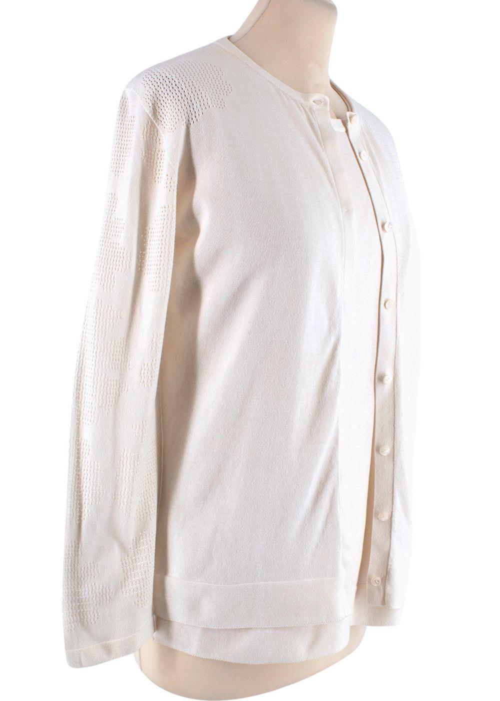 Akris Cream Fine Cotton Twin-set