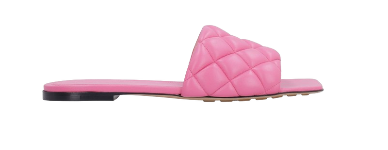 Bottega Veneta Pink Padded Mules
