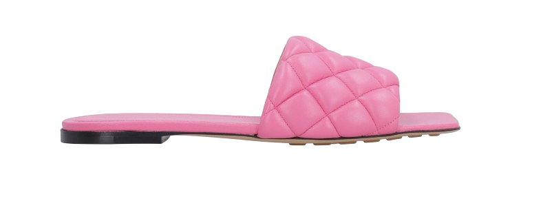 Bottega Veneta Pink Padded Mules