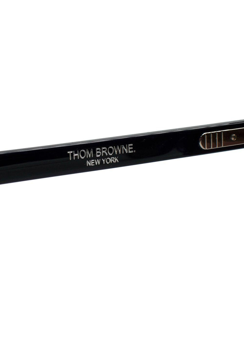 Thom Browne Navy Circular Sunglasses