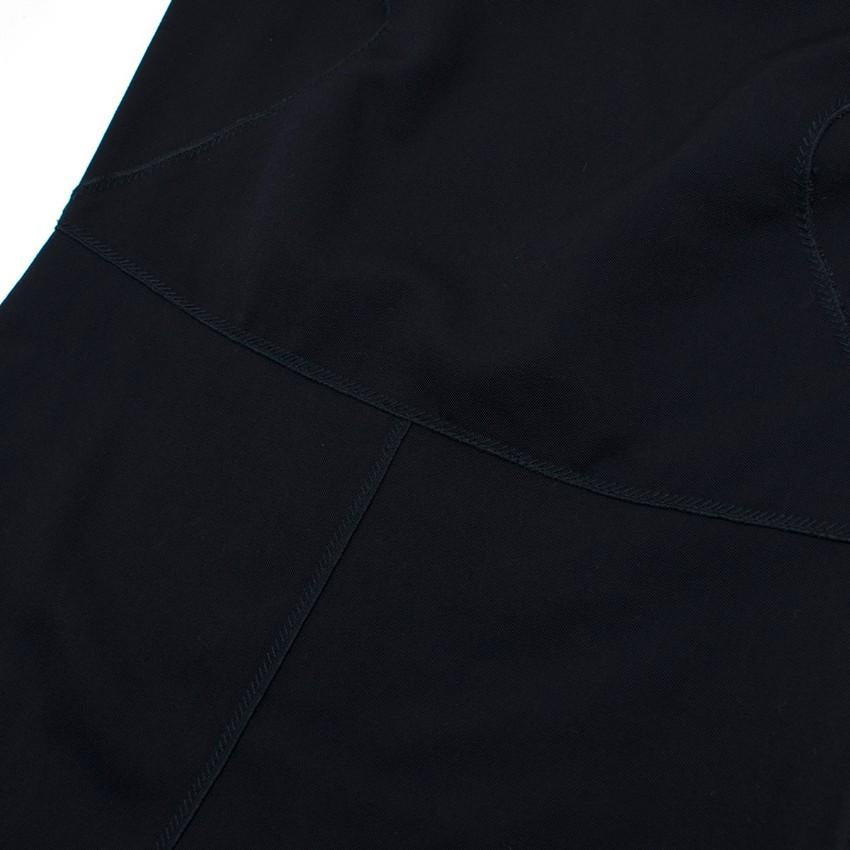 Bottega Veneta Navy Fitted Shift Dress