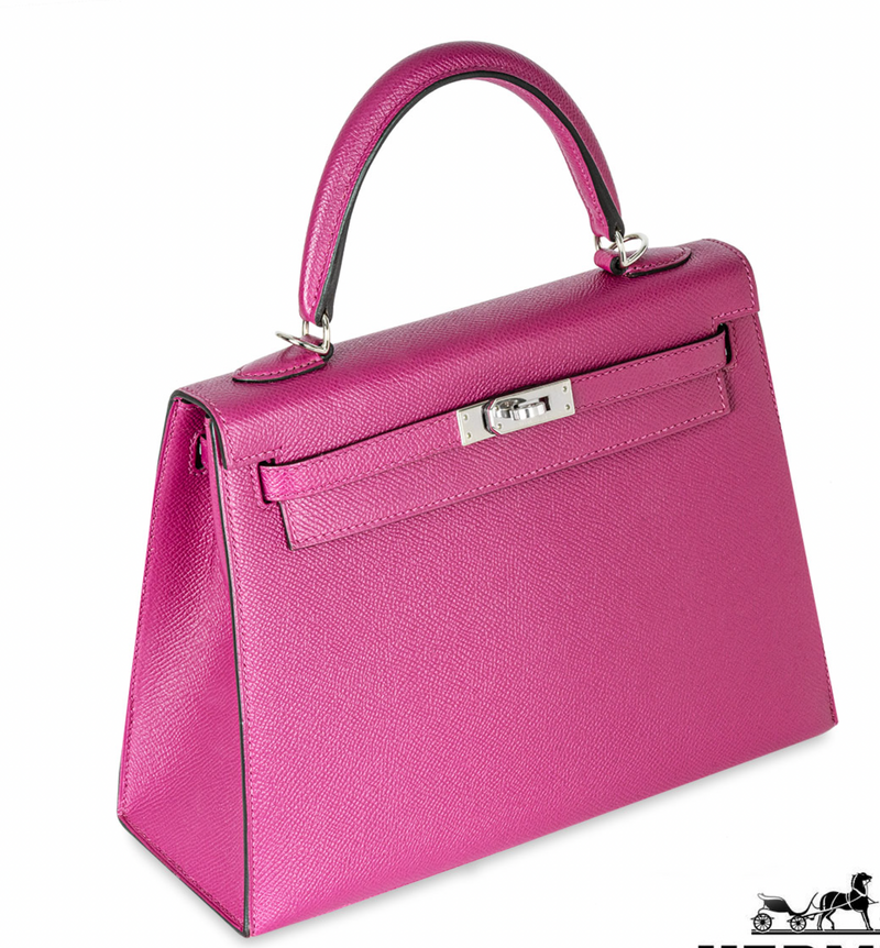 Hermés Rose Pourpre Epsom Leather 25cm Kelly
