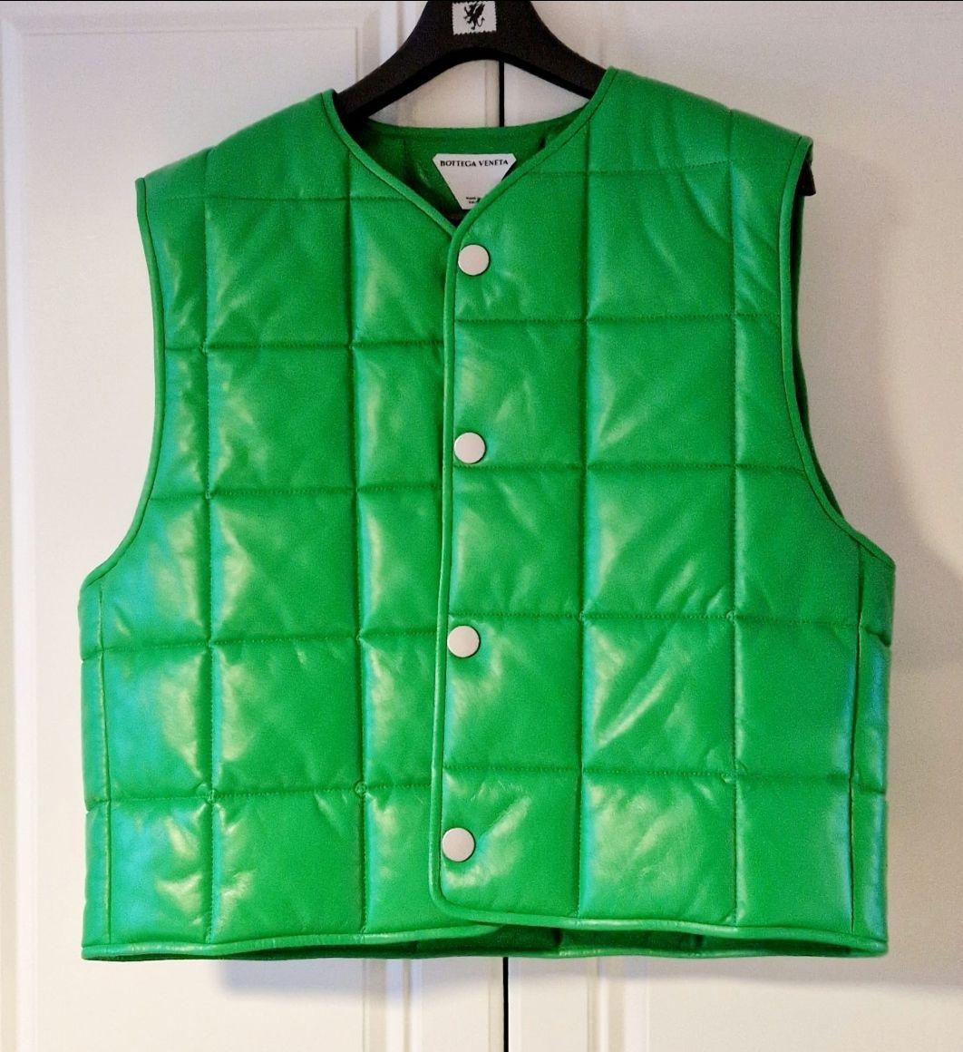 Bottega Veneta Green Padded Gilet