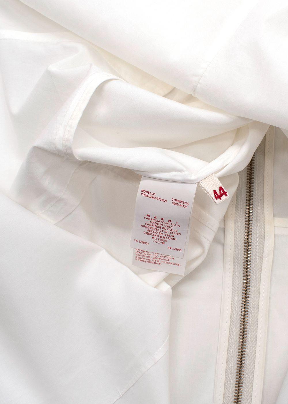 Marni White Sleeveless Blouse