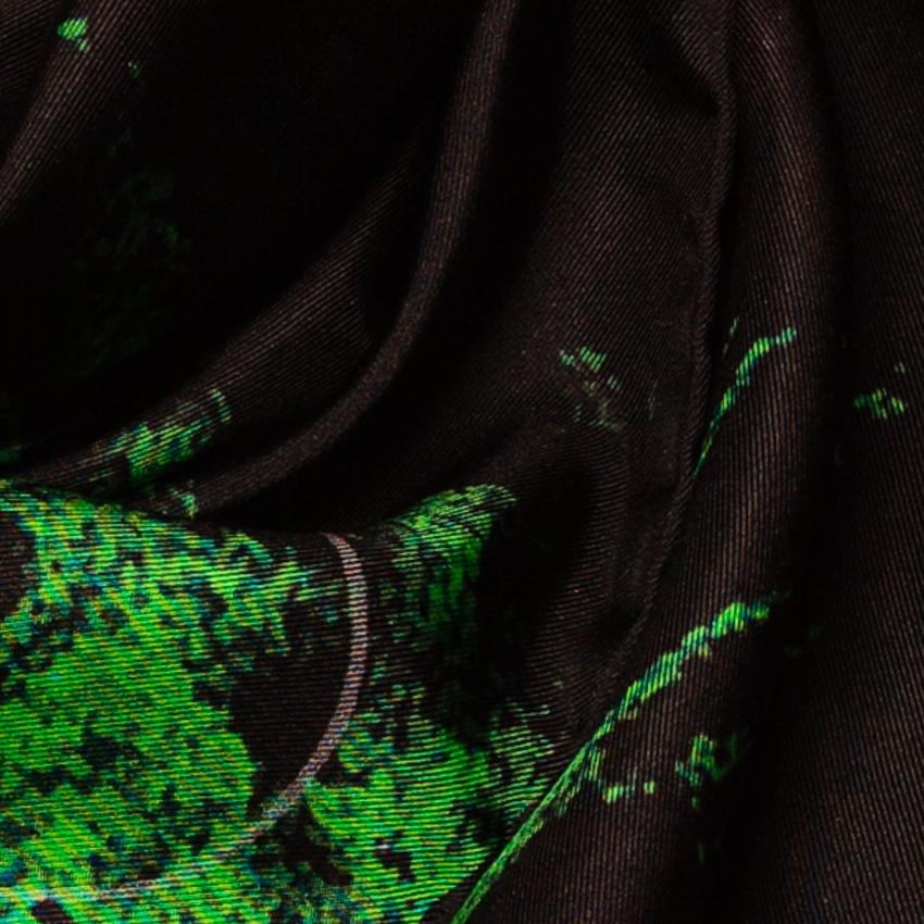 Rosemary Goodenough River Through a Curtain VI Silk Scarf