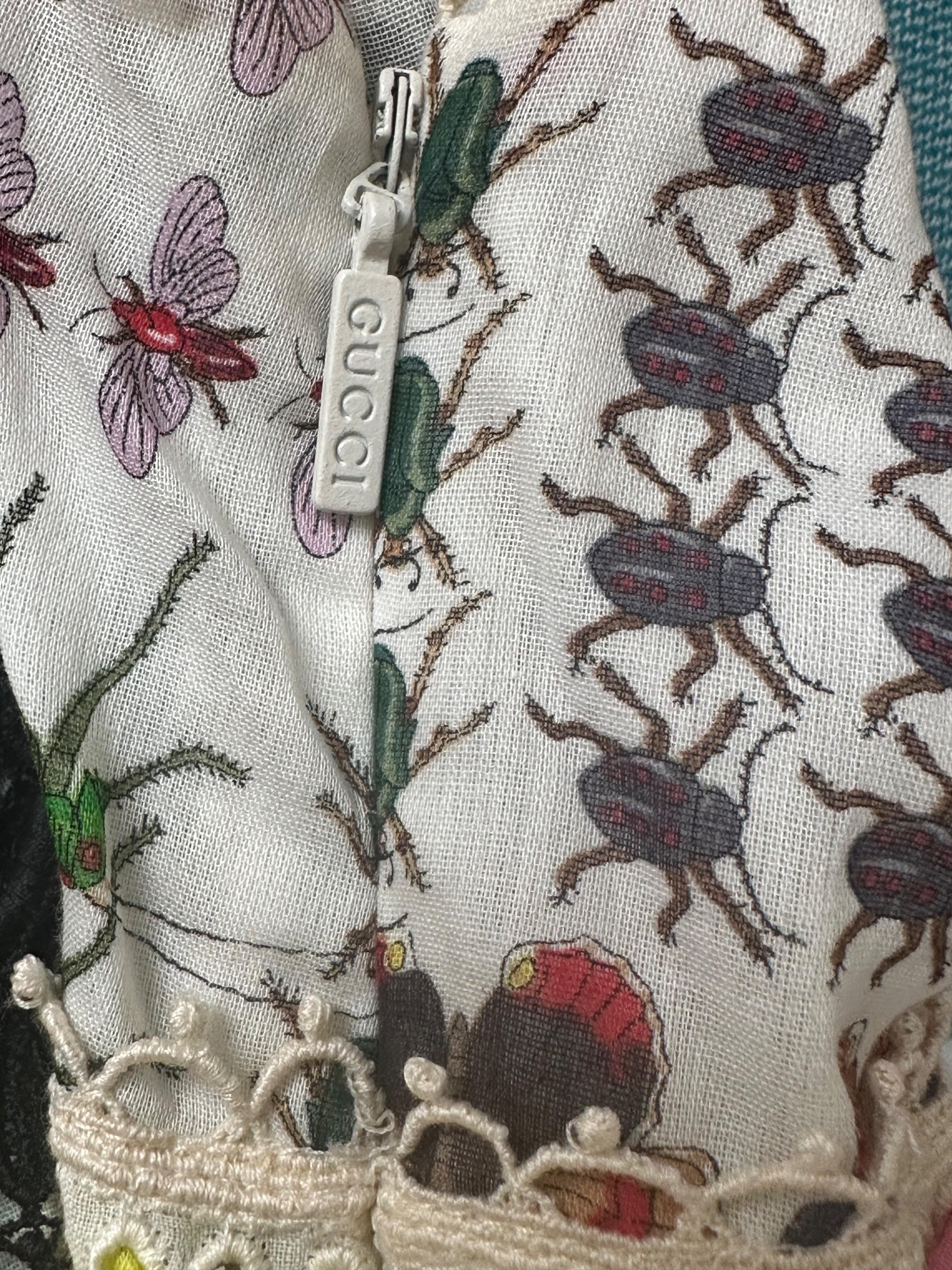 Gucci Floral Mixed Print Blouse