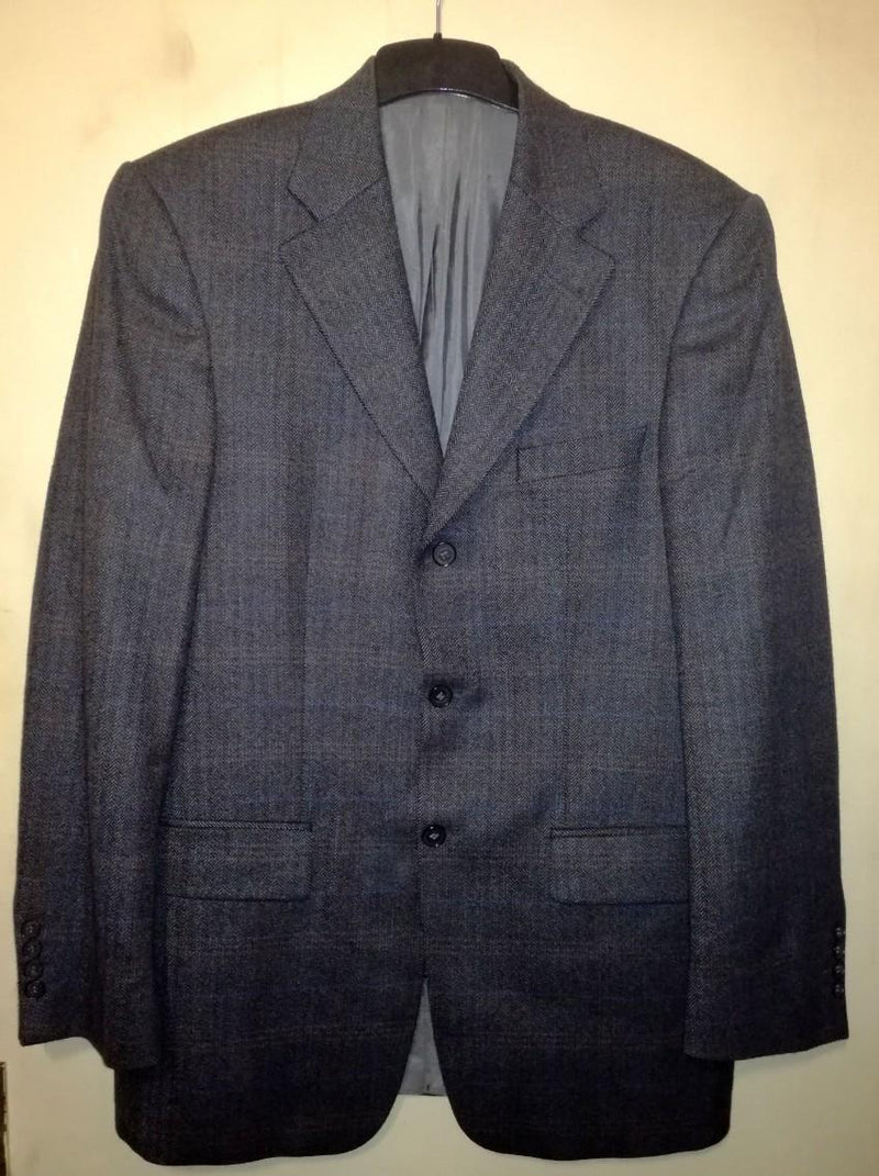 Mario Barutti Wool & Cashmere Herringbone Blazer