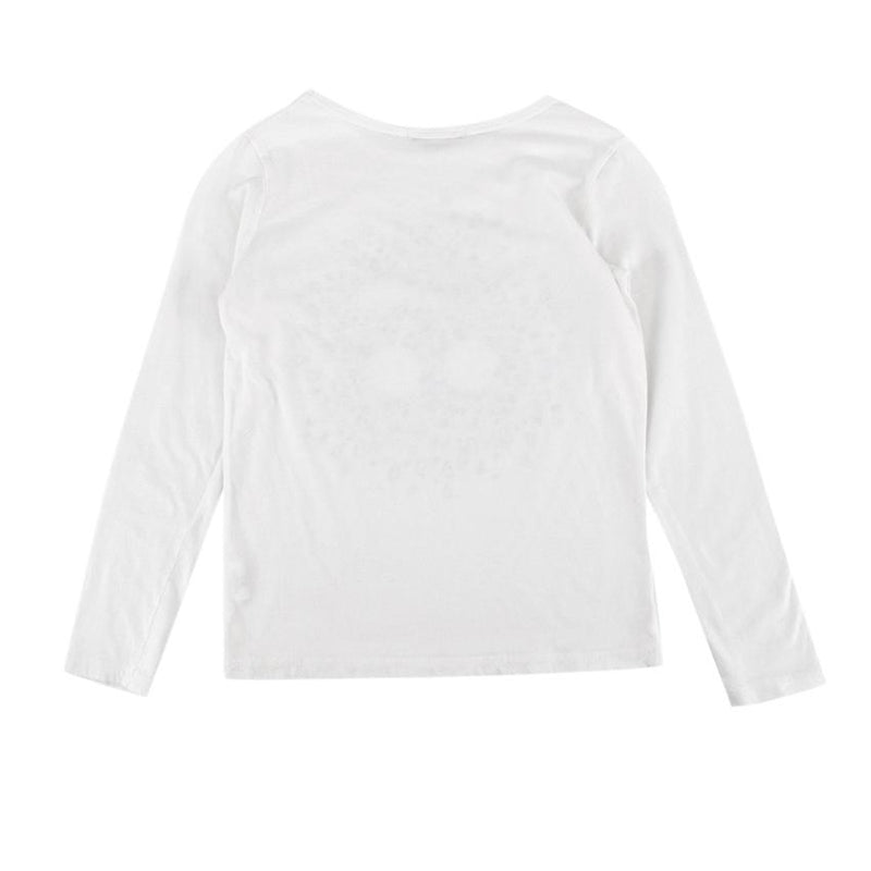 Bonpoint White Cherry Paisley Print Long Sleeved Top