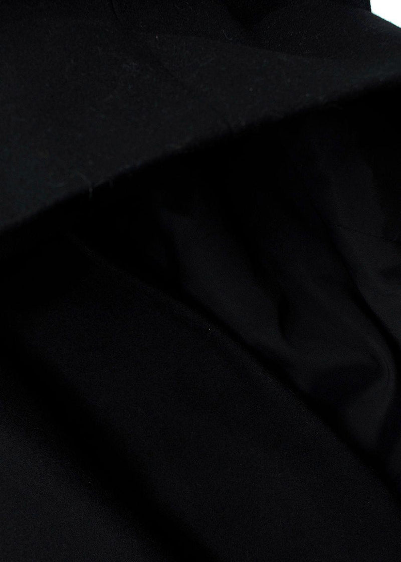 Red Valentino Black Wool Blend Cape