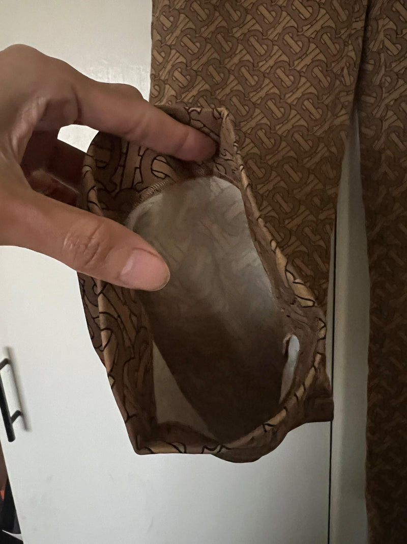 Burberry Silk Hanover Trousers