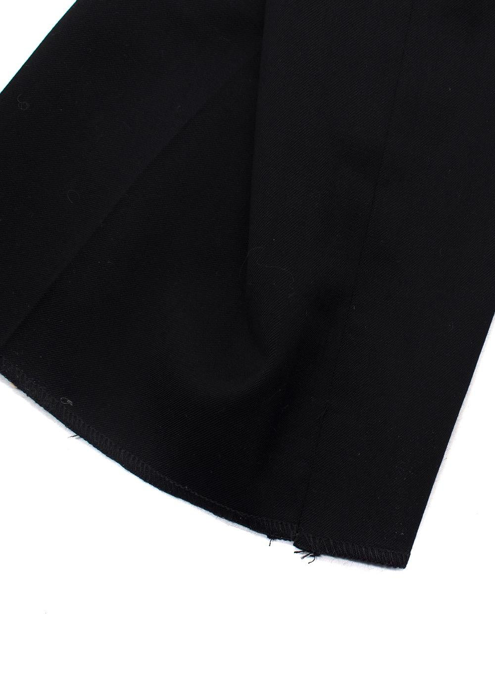 Ralph Lauren Black Tailored Wool Suit Trousers