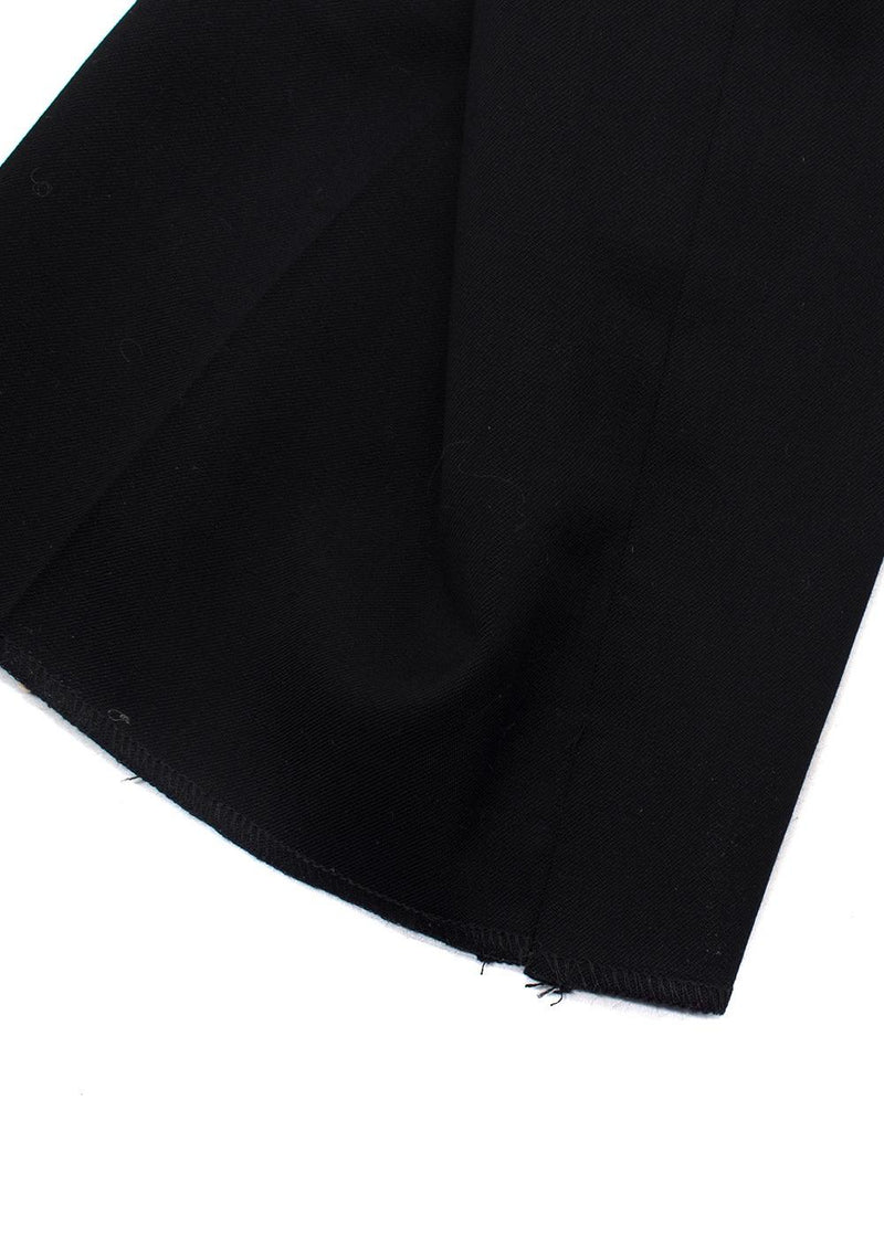 Ralph Lauren Black Tailored Wool Suit Trousers