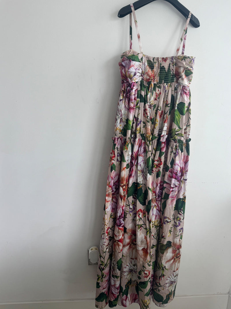 Dolce & Gabbana Floral Tiered Maxi Dress