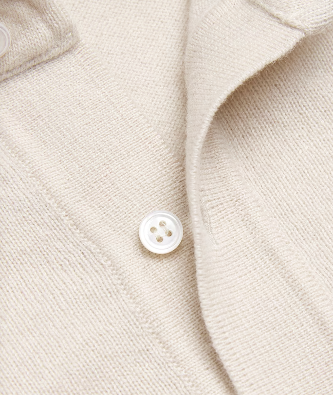 Lardini Cashmere Long-Sleeve Polo Shirt