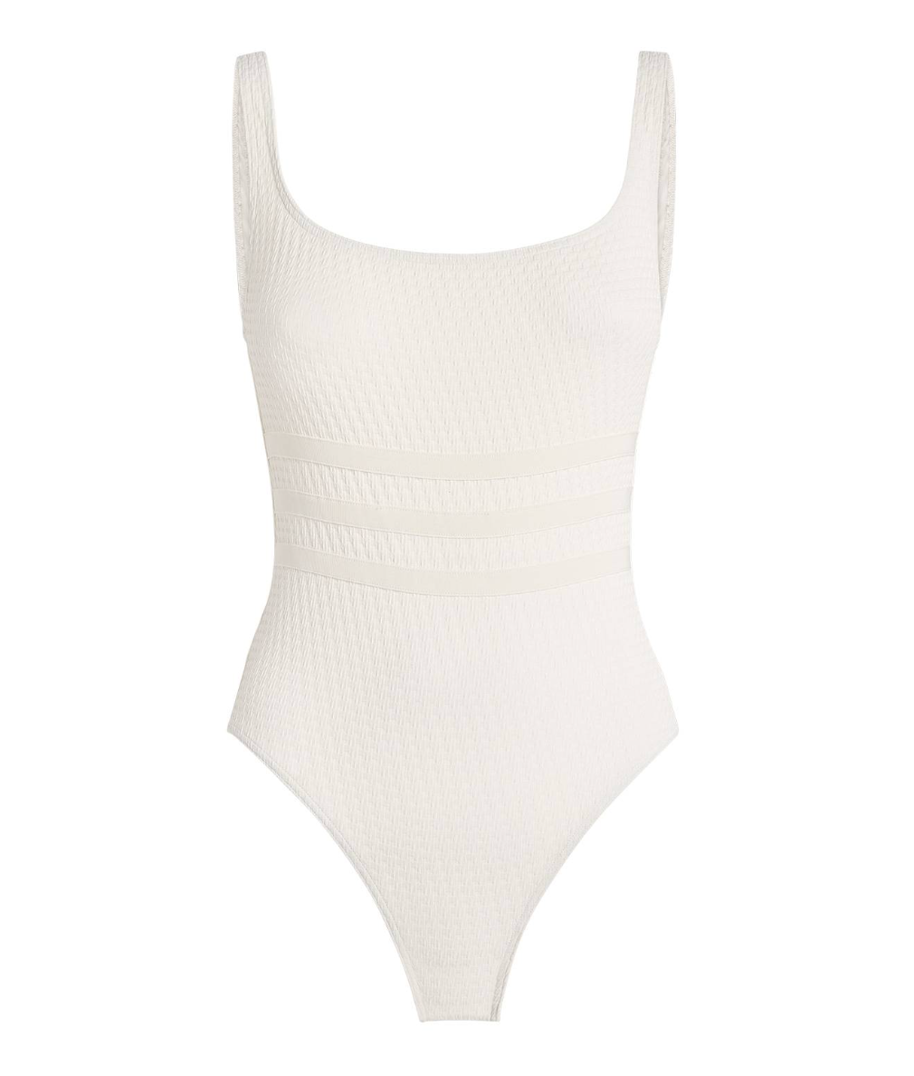Eres The Vogue Glory Grosgrain-Trimmed Jacquard Swimsuit