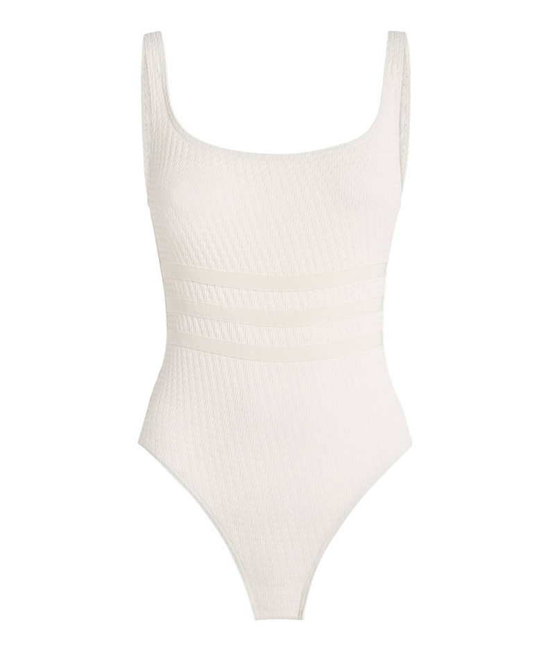Eres The Vogue Glory Grosgrain-Trimmed Jacquard Swimsuit