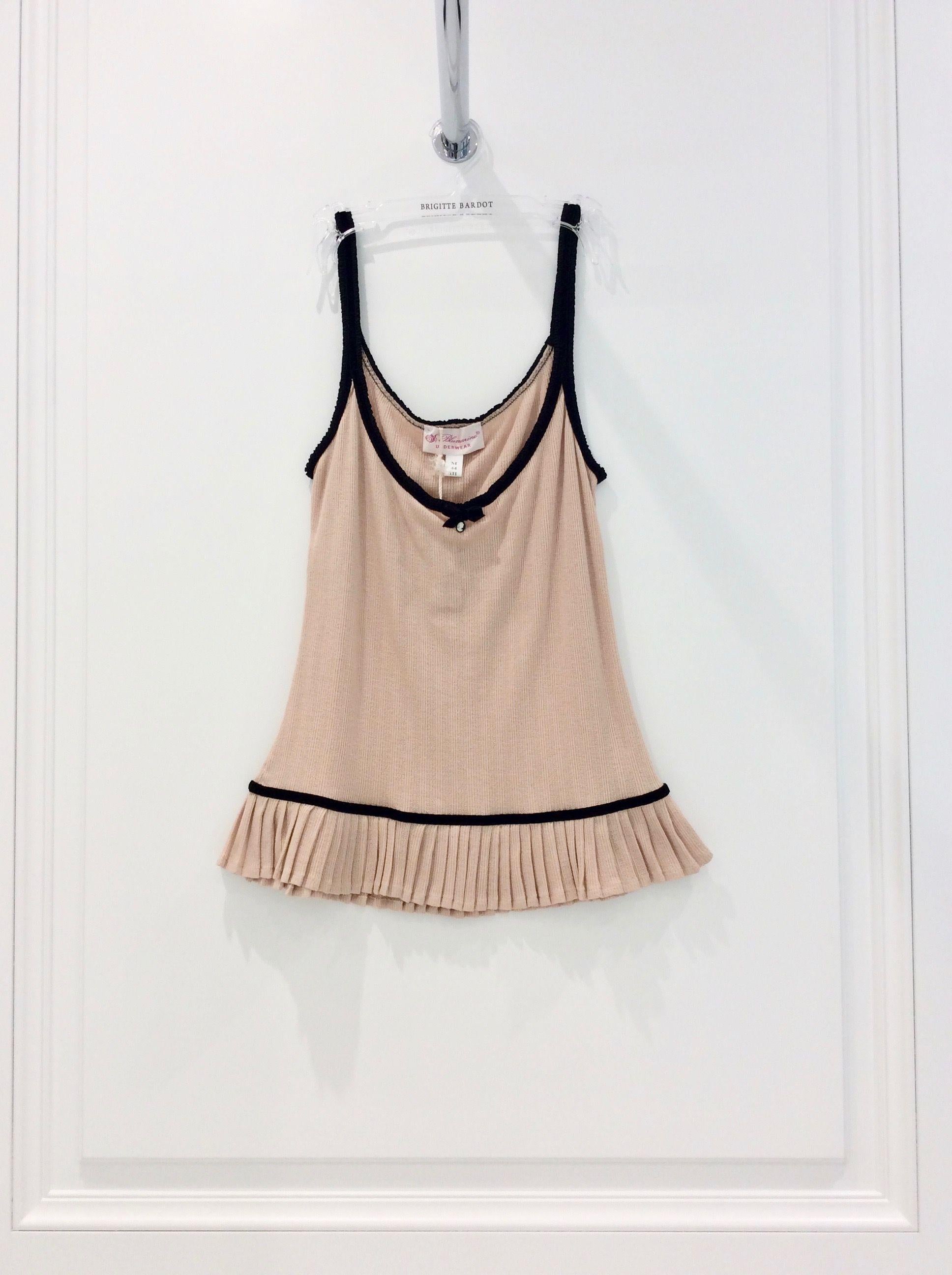 Blumarine Pleated Soft Peach Camisole