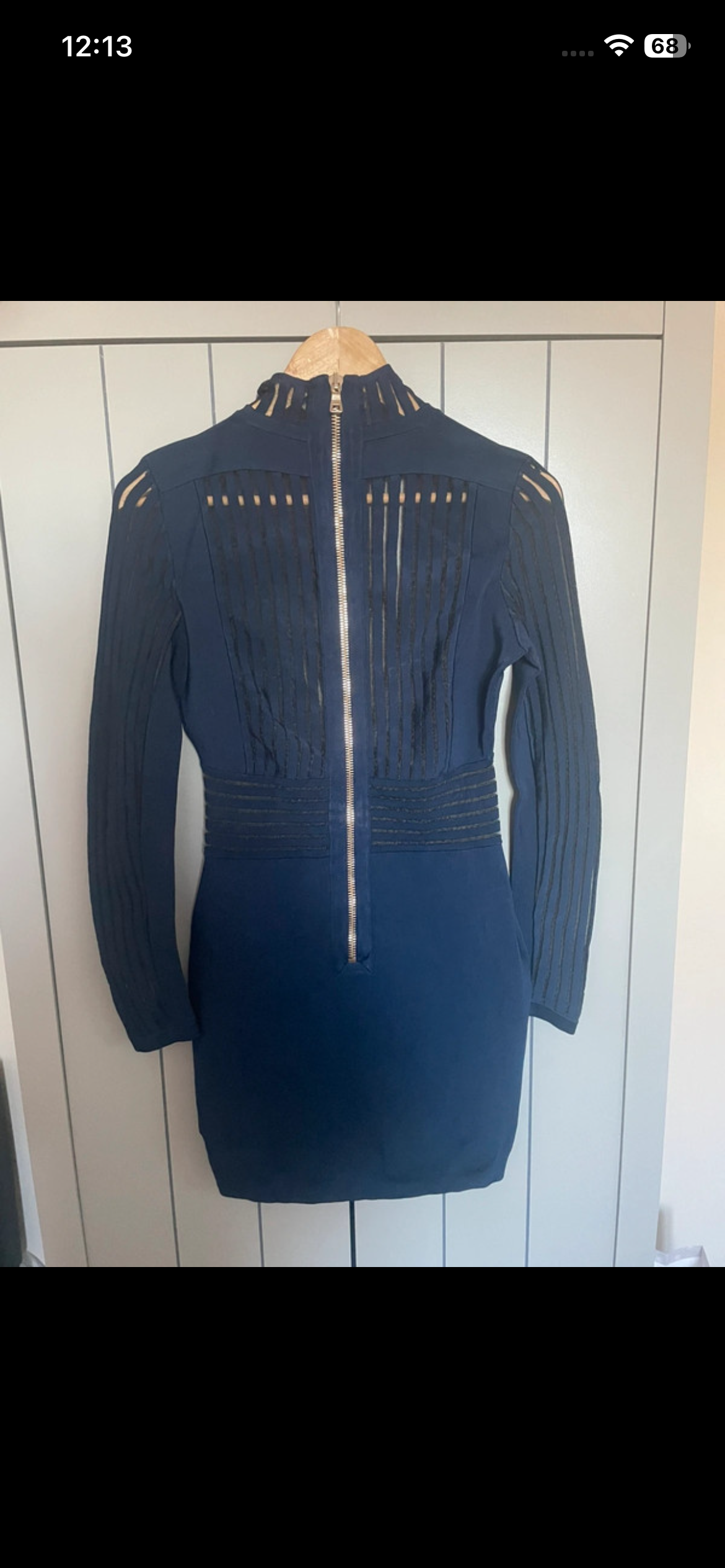 Balmain Navy Bodycon Dress