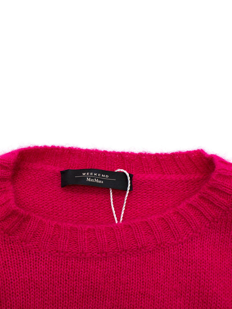 Max Mara Weekender Neon Pink Wool Sweater