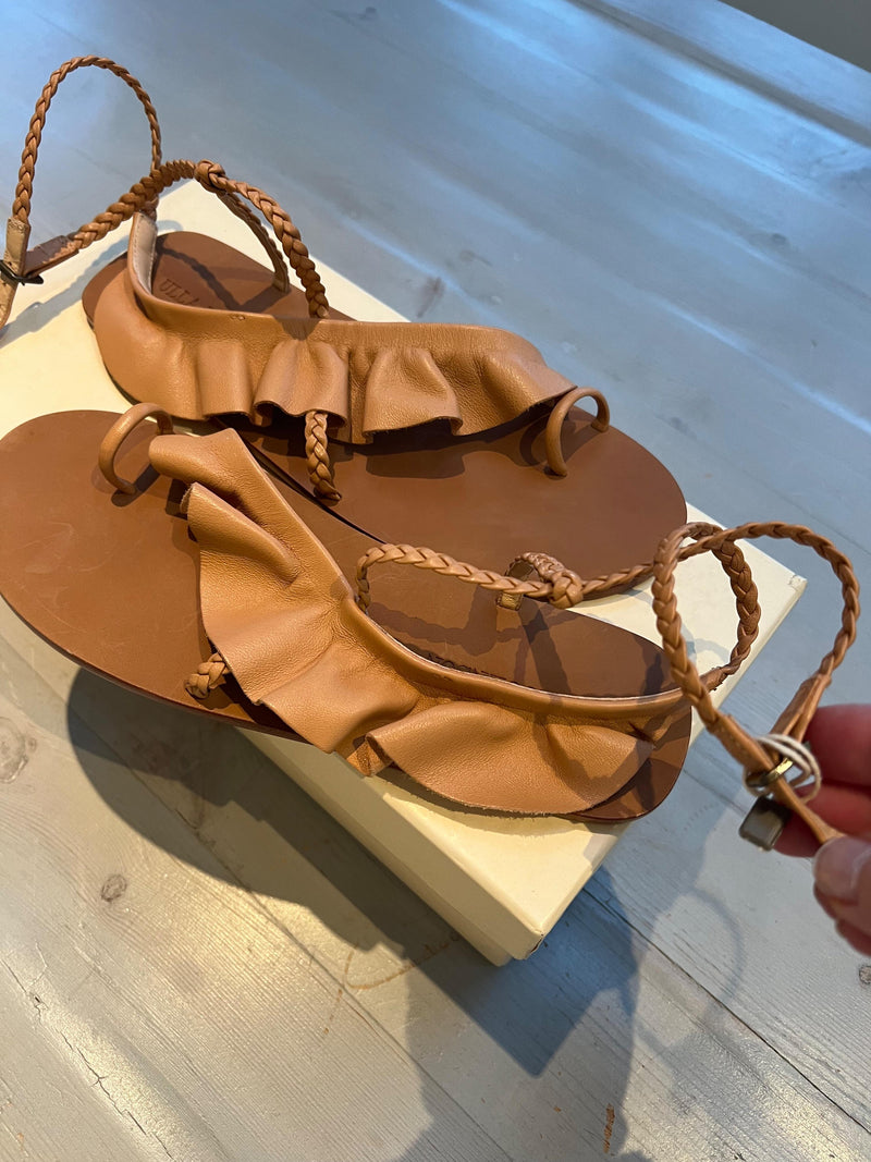 Tan Leather Daria Sandals