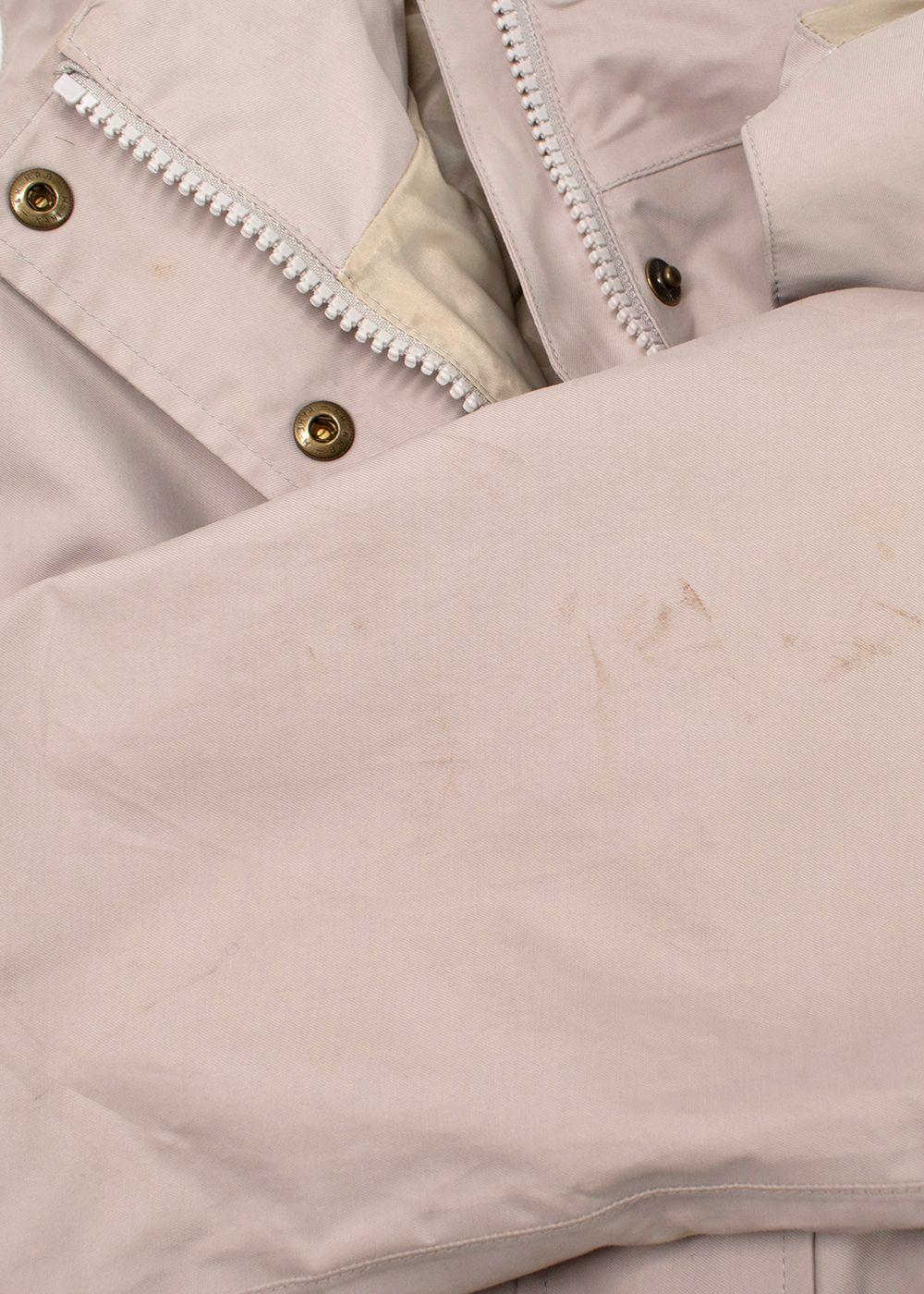 Barbour by Alexa Chung Beige Earnest Raincoat