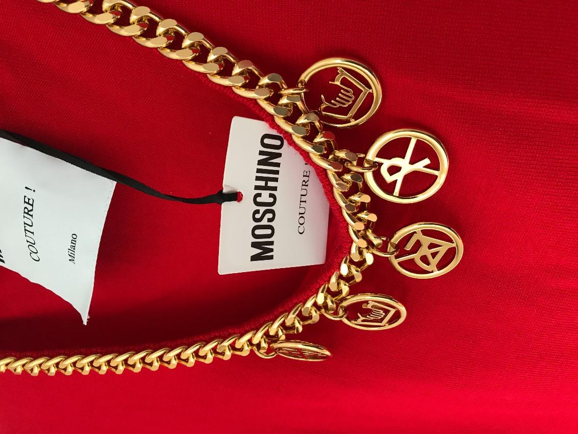 Moschino Gold Chain Jumper